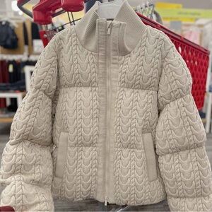 Women's Grey/Cream Quilted Jacket